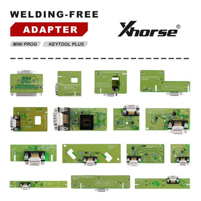 Xhorse VVDI Key Tool Plus Pad Plus Solder-Free Adapters and Cables Full Set XDNPP0CH 16pcs Get Free One Year Unlimited MB and ID48 96bit Tokens