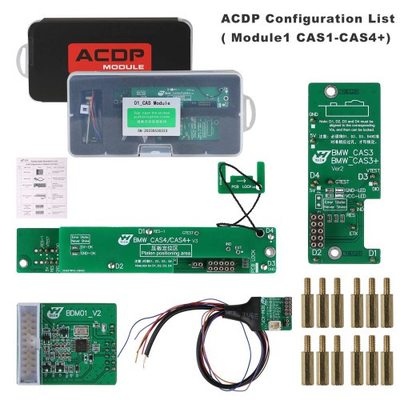 Yanhua Mini ACDP-2 BMW IMMO Package with Module1/2/3 for BMW CAS1-CAS4+/FEM/BMW DME ISN Read & Write Added B48/N20/N55/B38 Bench Board