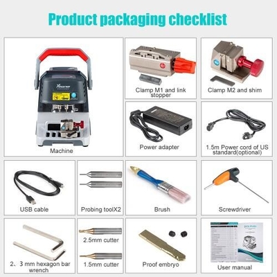 Xhorse Dolphin XP-005 XP005 XP0501EN Key Cutting Machine Multi-Language Cut Sided/Track/Dimple/Tibbe Keys