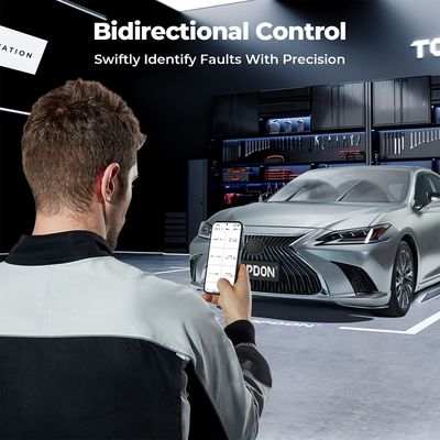TOPDON TopScan PRO Mid-level Diagnostic Tool 13 Reset Functions I/M Readiness, Injector Coding, Tire Pressure Reset, Sunroof Initializatio