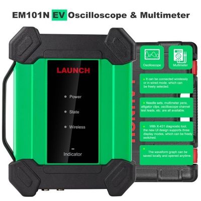 LAUNCH EM101N Dual-Channel EV Oscilloscope and Multimeter for High-Voltage Diagnostics