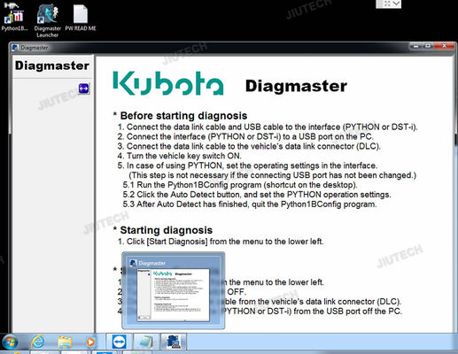KUBOTA diagnostic scanner Python interface
