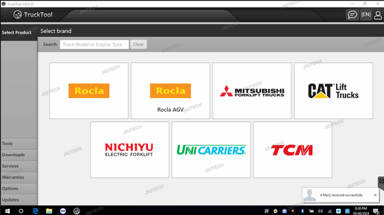 Alat Diagnostik Forklift Universal TruckTool Untuk Mengatur Kembali Layanan Model AGV Pembalik Penyihir Untuk MITSUBISHI, ET, TCM, UNI