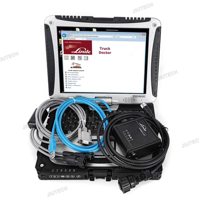 Linde Canbox BT Alat Diagnostik dengan CF19 Laptop untuk Forklift