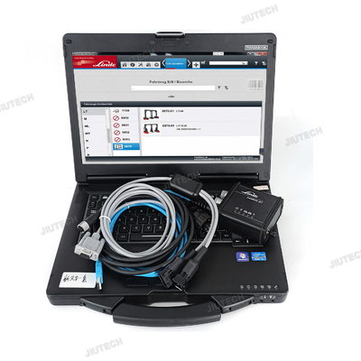 Linde Canbox BT Kit Diagnostik Forklift dengan Laptop CF53
