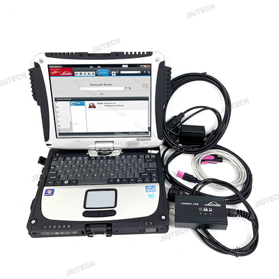 Linde Forklift Diagnostic Scanner dengan Pathfinder 3.4.5 Perangkat lunak dan adaptor 4 pin