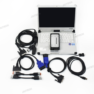 CFC2 Laptop Untuk Cummins Diagnostics Lengkap Inline Heavy Duty Truck Alat Diagnostik V7.6.2 Adaptor Data Link lengkap