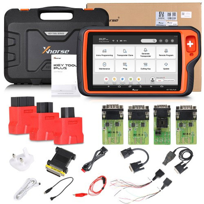 Xhorse VVDI Key Tool Plus Pad Plus Solder-Free Adapters and Cables Full Set XDNPP0CH 16pcs Get Free One Year Unlimited MB and ID48 96bit Tokens