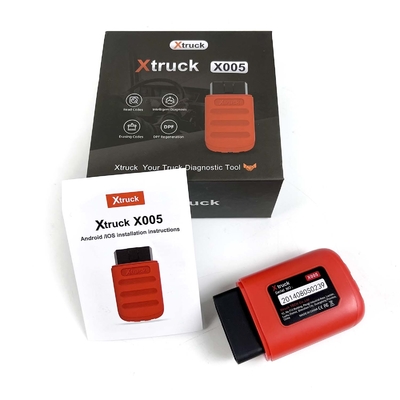 Xtruck X005 Truck Diagnostic Tool. ECU berkedip untuk SHACMAN/SINOTRUCK/DongFeng/FAWDE.