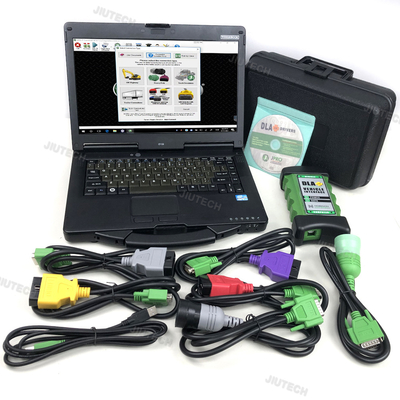 Laptop CF53 dengan 2024 DLA untuk alat diagnostik jpro + 2.0 Vehicle Interface Diesel Perangkat lunak terbaru Hard Duty Truck Scanner Alat diagnostik