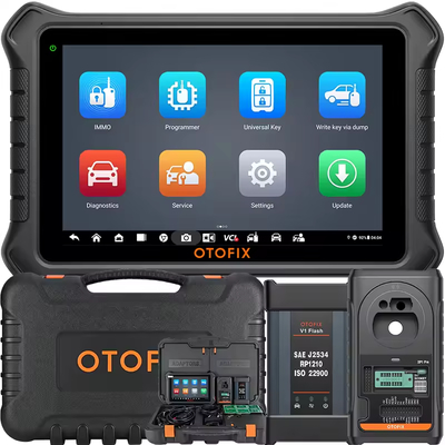 OTOFIX IM2 Advanced IMMO Key Programmer and Diagnostic Tool dengan XP1 PRO & V1 Flash Key FOB Programming Device Fungsi yang sama dengan