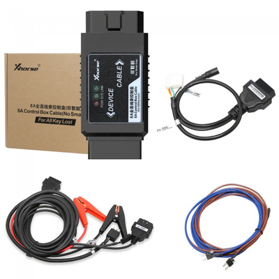 Xhorse VVDI untuk T-oyota 8A Non-Smart Key Adapter Semua Kunci Hilang Melalui OBD Tanpa Pembongkaran Kabel Kotak Kontrol Xhorse VVDI 8A