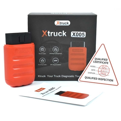 Xtruck X005 Intelligent Diagnosis ECU Bacaan dan Flashing Dukungan Untuk SHAC-MAN SINOTRUK Dong-Feng FAW WEICHAI