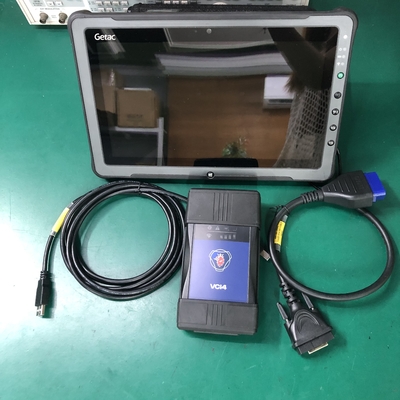 Tablet Getac F110 dengan Alat diagnostik Scania VCI4 untuk Truk dan Bus Scania VCI4 Scanner Diagnostic Vehicle Communication Interface VCI4
