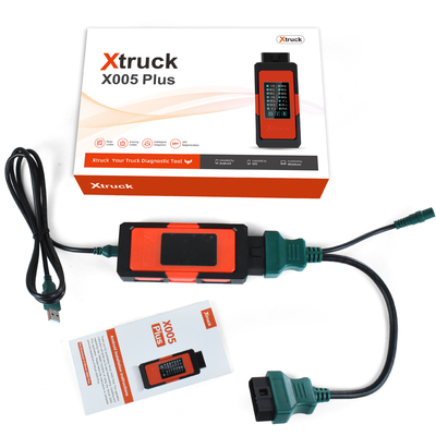 Xtruck X005 Plus Bluetooth Truck Diagnostic Scanner untuk FAWDE SHACMAN SINOTRUK
