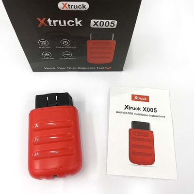 Alat Diagnostik Truk Xtruck X005 Bluetooth 5.1 untuk FAWDE SHACMAN