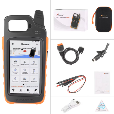 Xhorse VVDI Key Tool Max Pro dengan MINI OBD Tool Function Dukungan Multiple Language CAN FD/ Voltage and Leakage Current