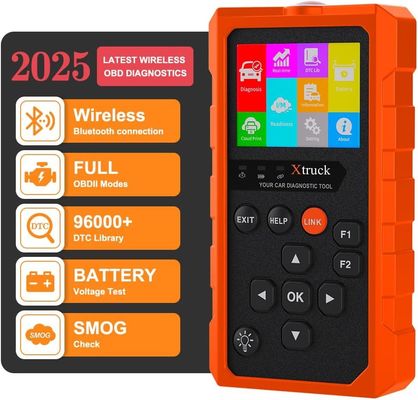 Xtruck 819 Handheld OBDII Scanner dengan Enhanced OBD2 Mode 6, 9 Major Protocols Support dan IPS Display 2,8 inci