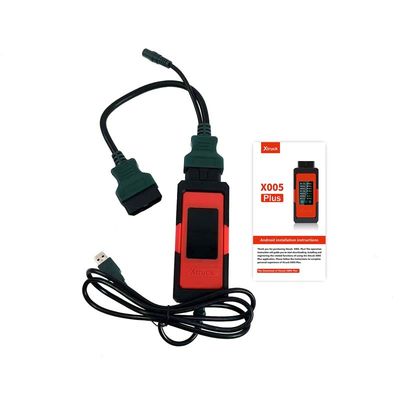 Xtruck X005 Plus Bluetooth Heavy-Duty OBDII Scanner with 8 OBDII Test Modes Multi-Language Support and Android Compatibility
