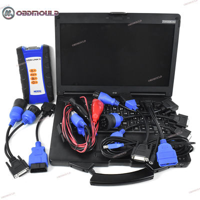 FOR NEXIQ-2 USB LINK 2 Truck diagnostic tools 124032 USB Truck Fault Detector for Nexiq Nexiq2 USB Link 2 Truck+C2/CF53 laptop