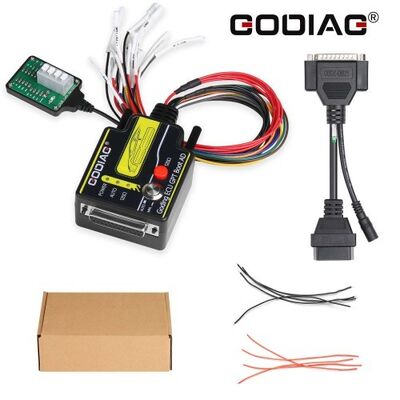 Xhorse Multi Prog Programmer + Exclusive Adapters + MQB48 Adapters + MQB-RH850 Adapter + GODIAG ECU GPT Boot AD and G-V ECU Cable Bundle Package Kit