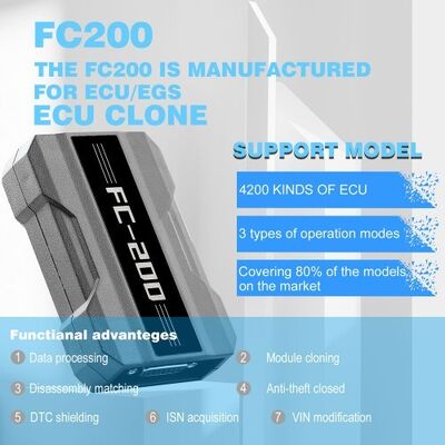 V1.3.3.2 CG FC200 ECU Programmer Full Version Support 4200 ECUs and 3 Operating Modes Get Free Denso ECU and CHINA DELPHI MTxx License