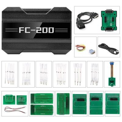 CG FC200 ECU Chip Tuning Programmer Kit lengkap dengan 6HP 8HP MSV90 N55 N20 Adaptor untuk melindungi suku cadang mobil asli dan pengenalan cerdas