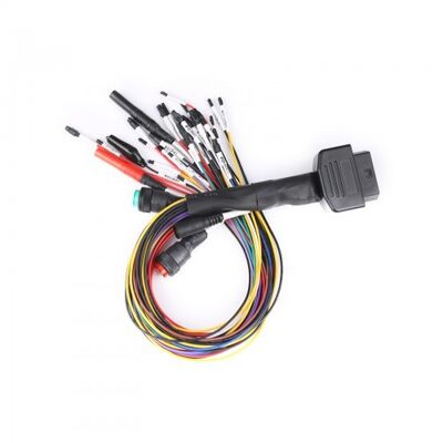 GODIAG Kabel Breakout Tricore Jumper Protokol Penuh OBD2 untuk Pemrograman ECU dengan Catu Daya DC dan GND4 GND5 Independen