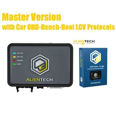 Alientech KESS V3 KESS3 Master Version ECU and TCU Programming Tool with Truck Tractor OBD + Truck Tractor Bench Boot Get Free GODIAG GT100 Pro
