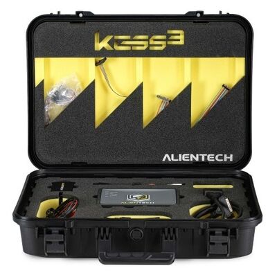 Alientech KESS3 Complete Kit with FULL OBD Protocols Slave License For ECU Programming, Tuning Diagnostics Upgradable to Master