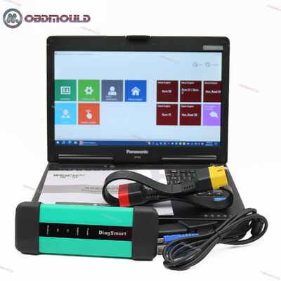 New Version Heavy Duty EOL Truck Scanner for WEICHAI Sinotruk vehicles Diagsmart Cnhtc Diagnostic tool with CF53 Laptop
