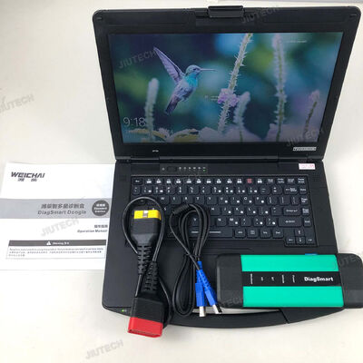 Laptop CF53 dengan Weichai SINOTRUK EOL Diagsmart Diagnostic Scanner dengan CANBUS Dukungan untuk Multi-ECU Diagnostics dan Paket Perangkat Lunak Asli