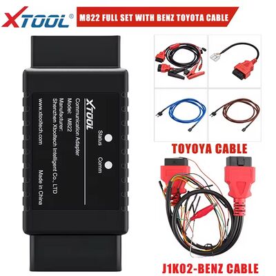 XTOOL M822 M821 Adaptor Untuk Benz Semua Kunci Hilang Untuk Toyota 8A Kunci Pemrograman Perlu Bekerja Dengan KC501 Programmer Untuk PAD3 X100MAX