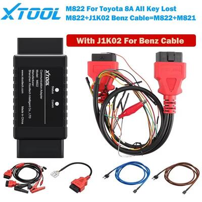 XTOOL M822 M821 Emulator Kunci Untuk Toyota A8 Untuk Kabel Benz Semua Kunci Key Lost Pemrograman Perlu Bekerja Dengan KC501 Programmer Untuk PAD3