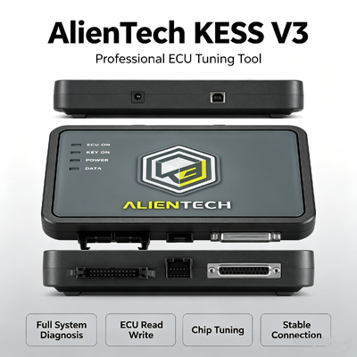 Alientech KESS3 Master Version ECU TCU Chip Tuning Programmer dengan OBD Bench Boot Programming dan 10x kecepatan pemrosesan yang lebih cepat