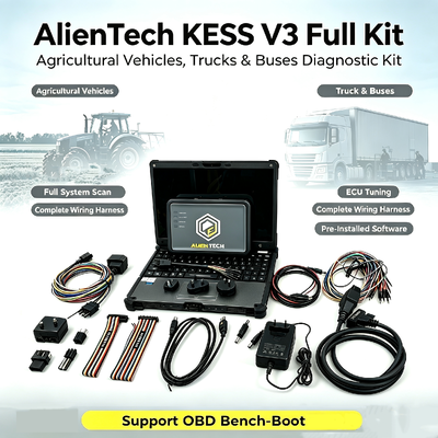 Alientech KESS3 ECU Programming Tool dengan OBD Bench Boot Tuning Multi-Language Interface dan 12 Bulan Langganan Gratis