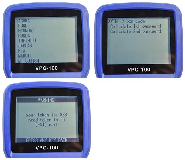 tampilan layanan vpc 100 kode PIN