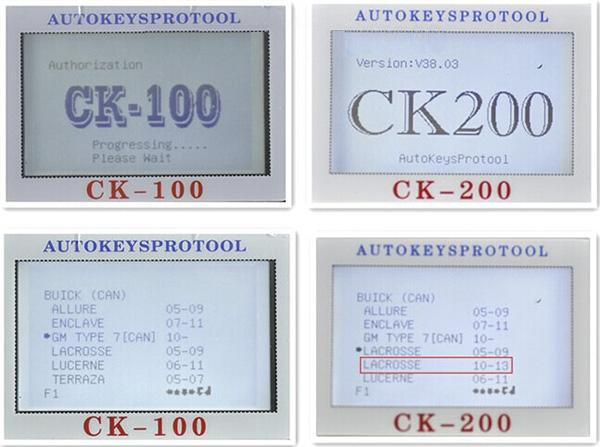 CK200 Bandingkan dengan CK100 1