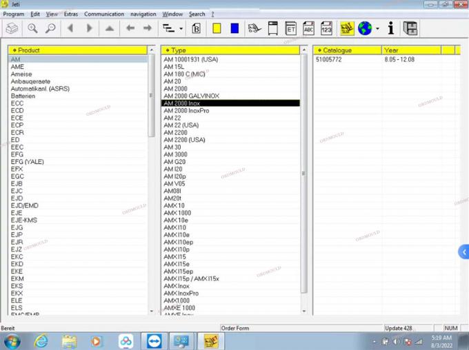 F110 tablet dengan For Judit Incado Box Jungheinrich 4 Alat Diagnostik Forklift dengan 4.37 Software Parts Catalog Judit ET EN Alat Diagnostik 33