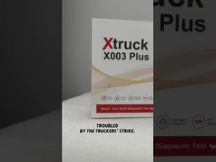 Xtruck X003 Plus Truck Diagnostic Tool Baca Kode Kesalahan & Aliran Data untuk Cummins / Volvo / Scania